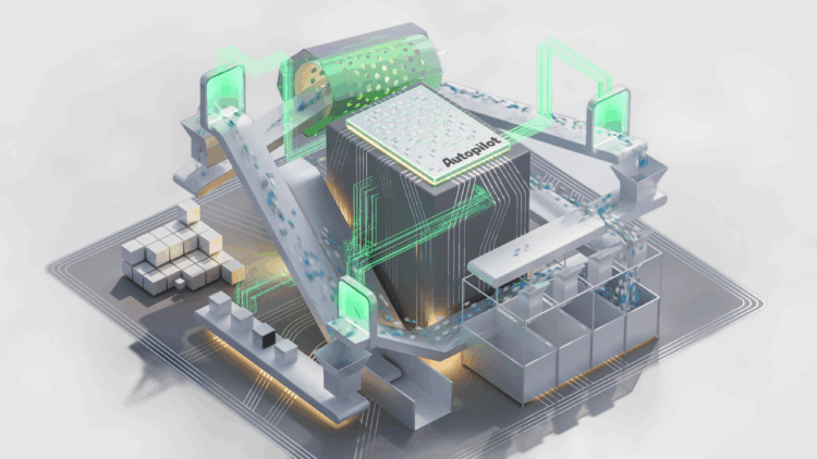Visuel centre de tri autopiloté